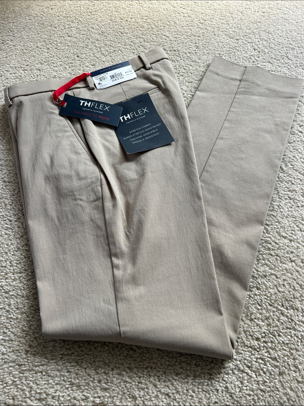 Tommy Hilfiger Men's Dress Pants - Light Tan. 31x32. NWT